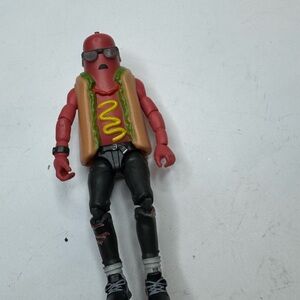 Red Hot Dog Action Figure with Sunglasses